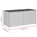 Garden Storage Box Brown 283l Poly Rattan Tlptot