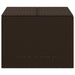 Garden Storage Box Brown 291l Poly Rattan Tlptti