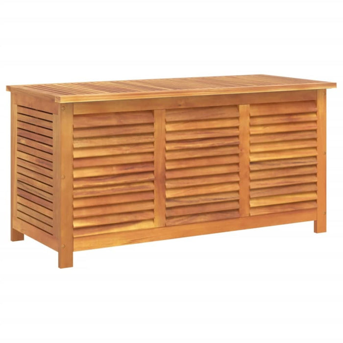Garden Storage Box with Louver 113x50x56 Cm Solid Wood