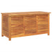 Garden Storage Box with Louver 113x50x56 Cm Solid Wood