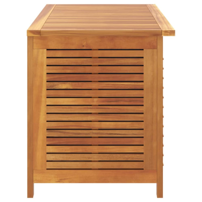 Garden Storage Box with Louver 113x50x56 Cm Solid Wood