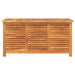 Garden Storage Box with Louver 113x50x56 Cm Solid Wood