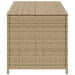Garden Storage Box Mix Beige 190l Poly Rattan Tlptxt