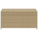 Garden Storage Box Mix Beige 190l Poly Rattan Tlptxt