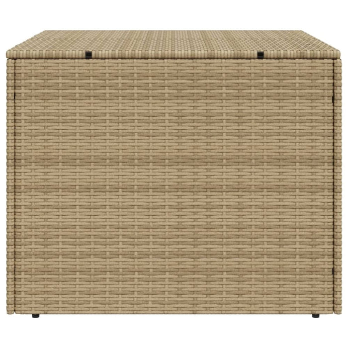 Garden Storage Box Mix Beige 291l Poly Rattan Tlpttk