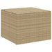 Garden Storage Box Mix Beige 291l Poly Rattan Tlpttk