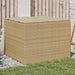 Garden Storage Box Mix Beige 291l Poly Rattan Tlpttk