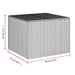 Garden Storage Box Mix Beige 291l Poly Rattan Tlpttk
