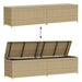 Garden Storage Box Mix Beige 469l Poly Rattan Tlptto