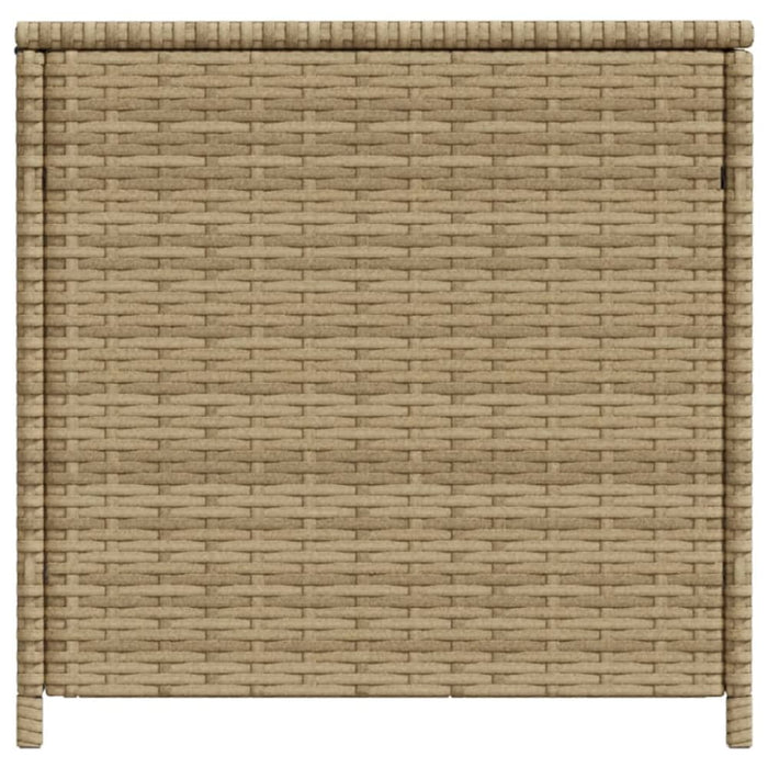 Garden Storage Box Mix Beige 469l Poly Rattan Tlptto