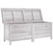 Garden Storage Box White 150x50x56.5 Cm Solid Wood Fir
