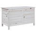Garden Storage Box White 99x49.5x58.5 Cm Solid Wood Fir