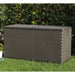 Garden Storage Box Brown 120x56x63 Cm Pp Rattan Atiob