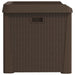 Garden Storage Box Brown 125 l Pp Tlaxob