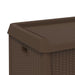 Garden Storage Box Brown 125 l Pp Tlaxob