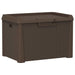 Garden Storage Box Brown 125 l Pp Tlaxob