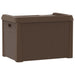 Garden Storage Box Brown 125 l Pp Tlaxob