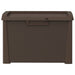 Garden Storage Box Brown 125 l Pp Tlaxob