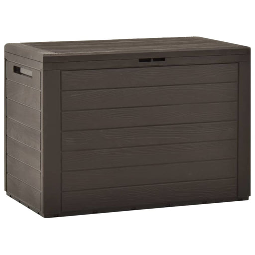 Garden Storage Box Brown 78x44x55 Cm Akaax
