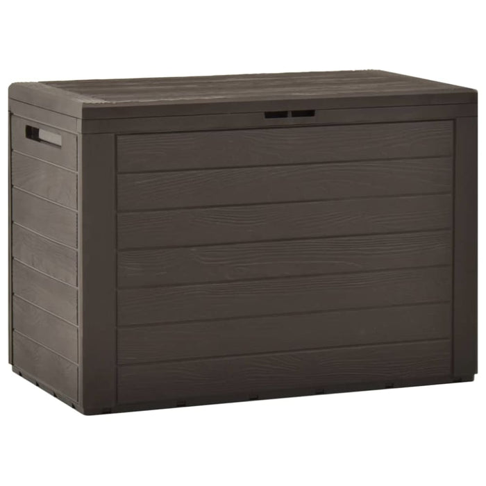 Garden Storage Box Brown 78x44x55 Cm Akaax