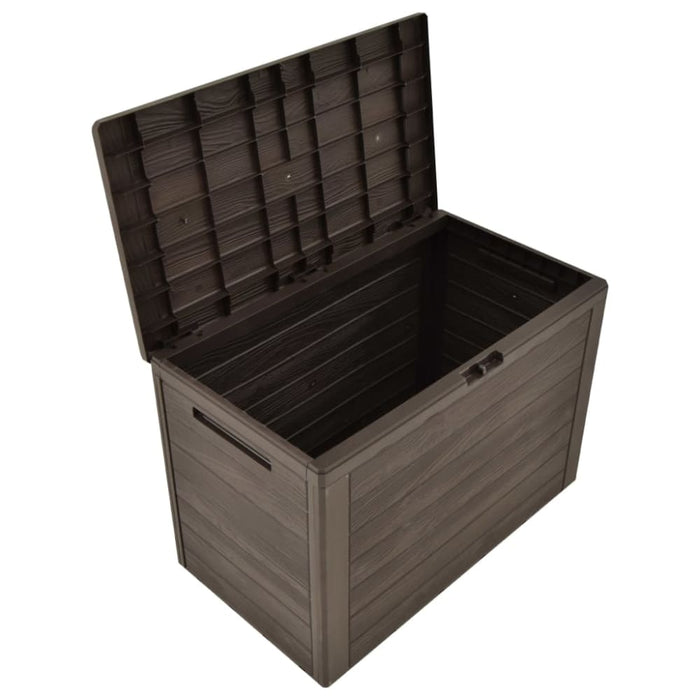 Garden Storage Box Brown 78x44x55 Cm Akaax