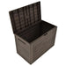 Garden Storage Box Brown 78x44x55 Cm Akaax