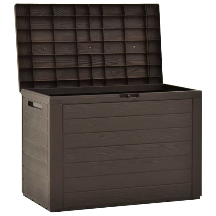 Garden Storage Box Brown 78x44x55 Cm Akaax