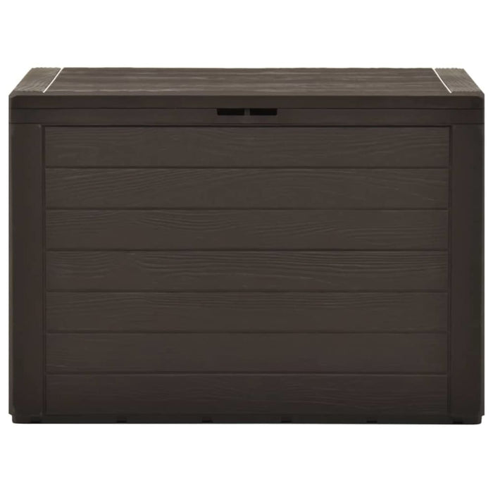 Garden Storage Box Brown 78x44x55 Cm Akaax