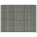 Garden Storage Cabinet Grey 100x55.5x80 Cm Poly Rattan