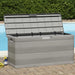 Garden Storage Box Grey 117x45x56 Cm Atibk
