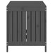 Garden Storage Box Grey 121x55x64 Cm Solid Wood Pine Nxtnap