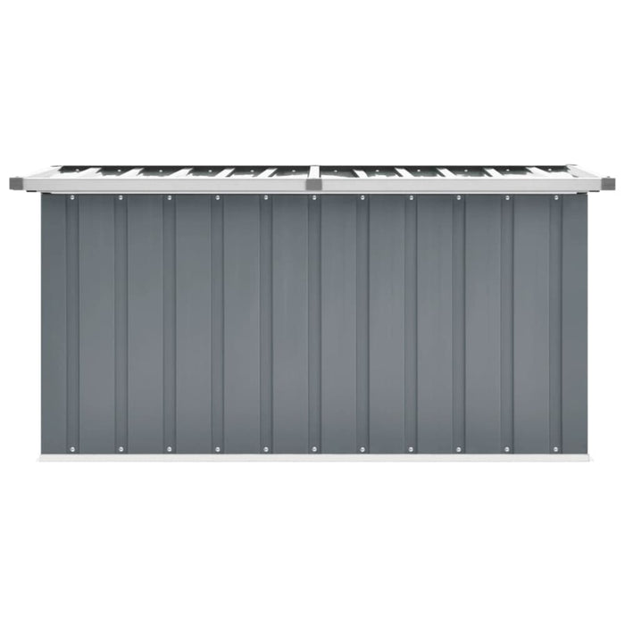Garden Storage Box Grey 129x67x65 Cm Alxlx