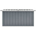 Garden Storage Box Grey 129x67x65 Cm Alxlx