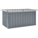 Garden Storage Box Grey 129x67x65 Cm Alxlx