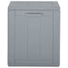 Garden Storage Box 90l Grey Pp Rattan Opoxtt