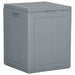 Garden Storage Box 90l Grey Pp Rattan Opoxtt