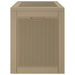 Garden Storage Box Light Brown 55.5x43x53 Cm Polypropylene
