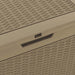 Garden Storage Box Light Brown 55.5x43x53 Cm Polypropylene