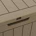 Garden Storage Box Light Brown 55.5x43x53 Cm Polypropylene