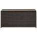 Garden Storage Box Poly Rattan 100x50x50 Cm Brown Alaix