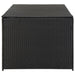 Garden Storage Box Poly Rattan 180x90x75 Cm Black Alaii