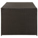 Garden Storage Box Poly Rattan 180x90x75 Cm Brown Alain
