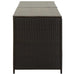 Garden Storage Box Poly Rattan 200x50x60 Cm Brown Alaip