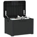 Garden Storage Box with Seat Cushion Anthracite 125 l Pp