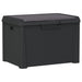Garden Storage Box with Seat Cushion Anthracite 125 l Pp