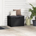 Garden Storage Box with Seat Cushion Anthracite 125 l Pp