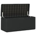 Garden Storage Box with Seat Cushion Anthracite 350 l Pp