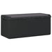 Garden Storage Box with Seat Cushion Anthracite 350 l Pp
