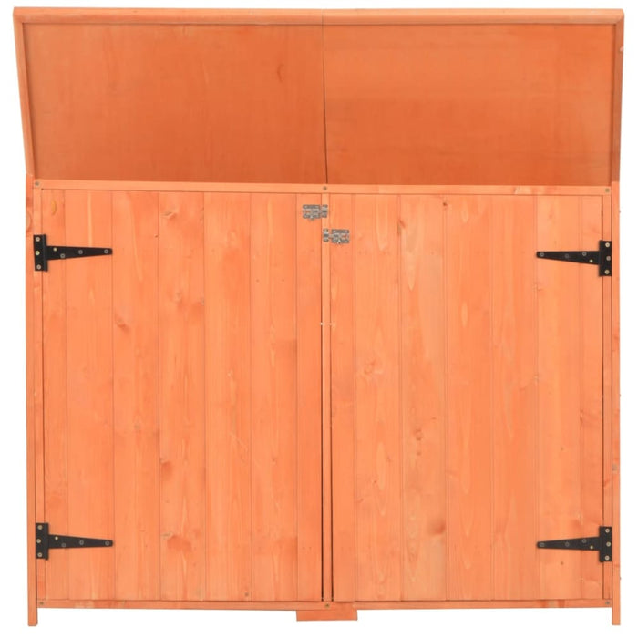 Garden Storage Shed 120x50x91 Cm Wood Oiblpb