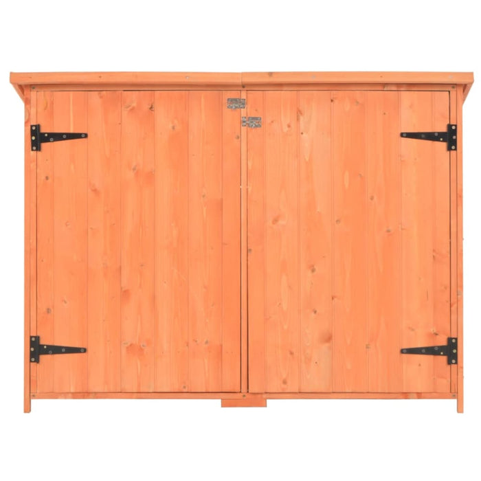 Garden Storage Shed 120x50x91 Cm Wood Oiblpb